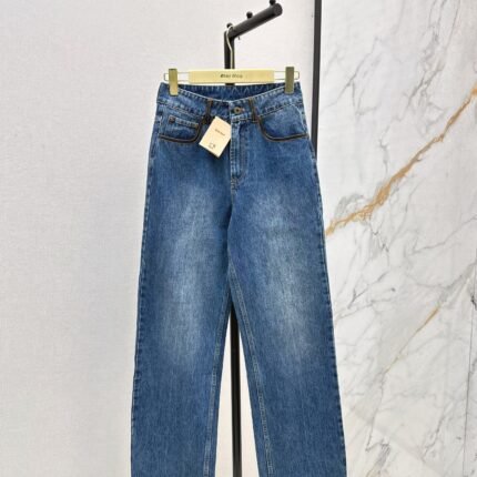 25fw Contrasting jeans