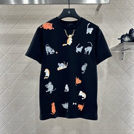 25fw Round neck print 𝑇𝑒𝑒