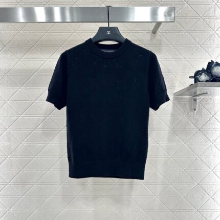 25fw Hollow knit short sleeves