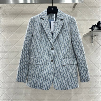 25fw Jacquard collar suit jacket