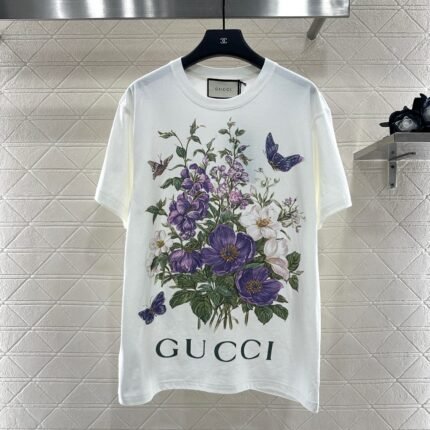 25fw Printed round neck T-shirt