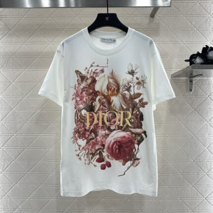 25fw Round neck printed T-shirt