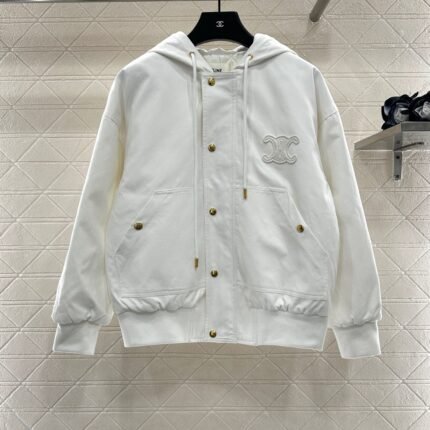 25fw Hooded cotton drawstring jacket