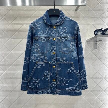 25fw Jacquard denim jacket
