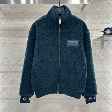 25fw Teddy plush zipper jacket