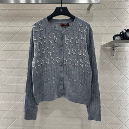 Pearl knitted cardigan