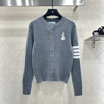 Fried Dough Twists Horizontal Bar Cardigan