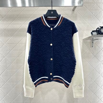 Zipper baseball color blocked jacket