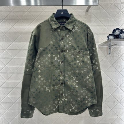 Camouflage Print Denim Shirt