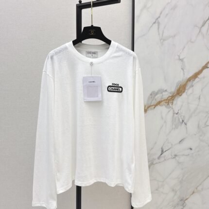 Embroidered Letter Top