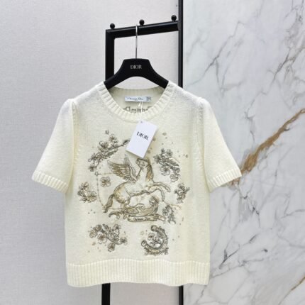 Embroidered Short-Sleeve T-Shirt