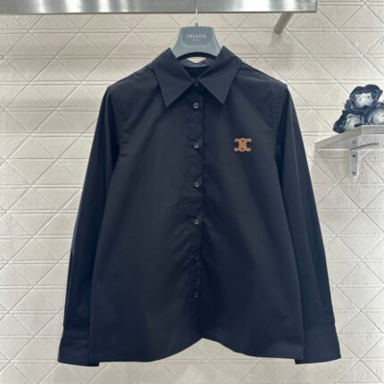 Long-sleeved Collared Shirt