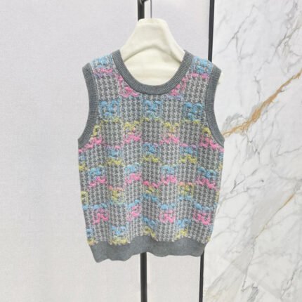 25fw Jacquard vest