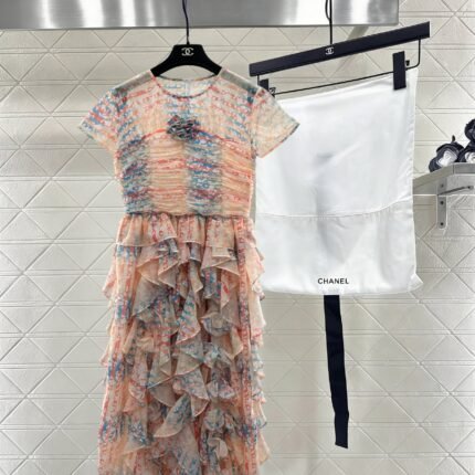 Active Print Short-Sleeve Dress