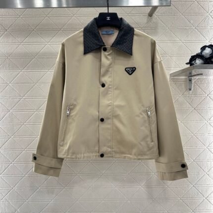 25fw Knitted collar jacket jacket