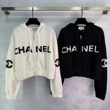 Hooded Zip-Up Long-Sleeve Cardigan