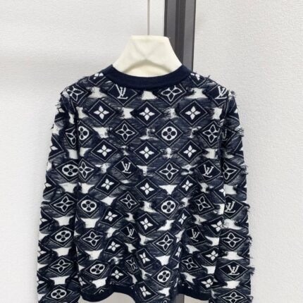 25fw Color blocking embellishment sweater