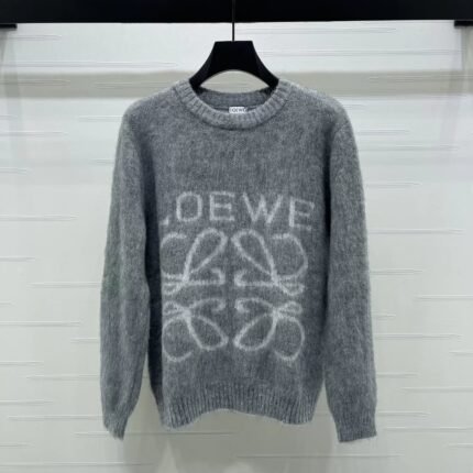Jacquard knitted pullover sweater