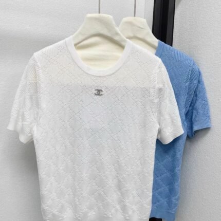 Metallic Double Logo T-Shirt