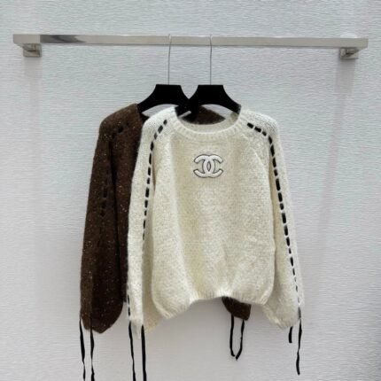 Hollow knit sweater