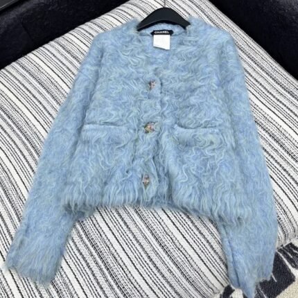 25fw Mohair V-neck jacket