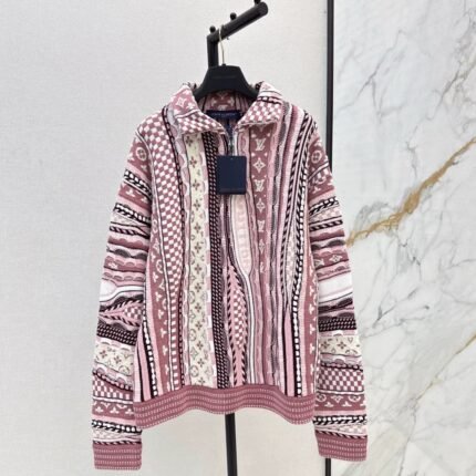 25fw Flower jacquard sweater