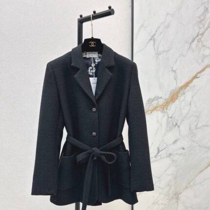 Woven woolen woolen woolen coat