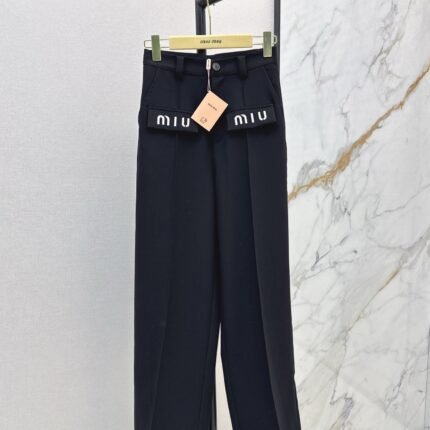 25ss embroidered pants