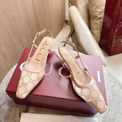 25fw  Mesh upper high heels