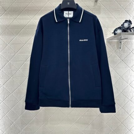 25 Zipper lapel casual jacket