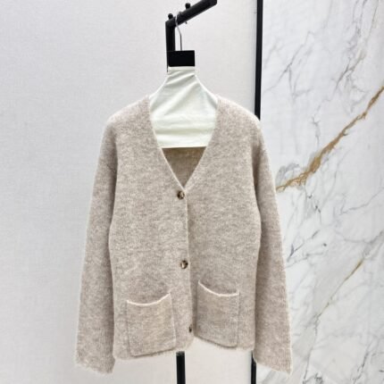 25fw new wool V-neck jacket
