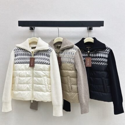 25fw new wool stitching down jacket