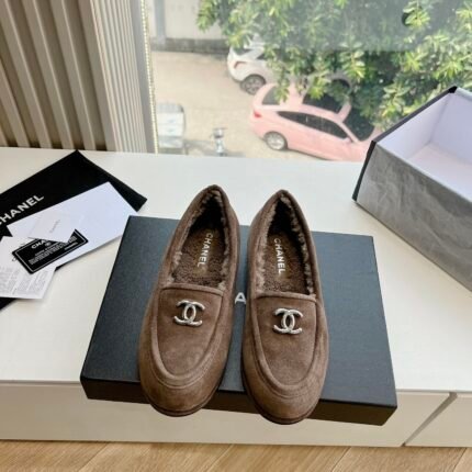 25fw new wool flat shoes