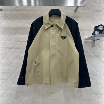 25fw new raglan contrast jacket