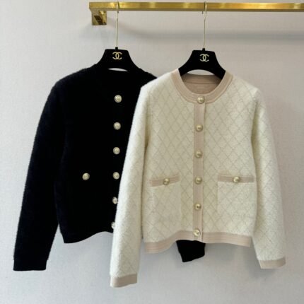 25fw new diamond wool knitted cardigan