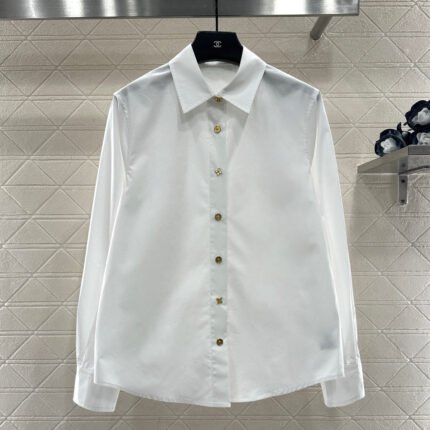 Collared button-down shirt