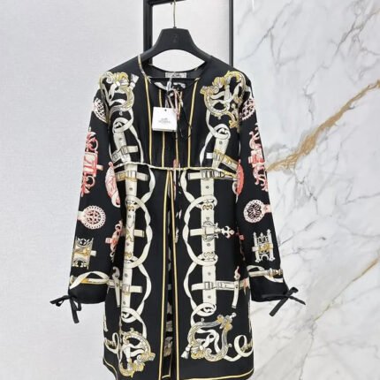 H 26 New Twill Silk Dress