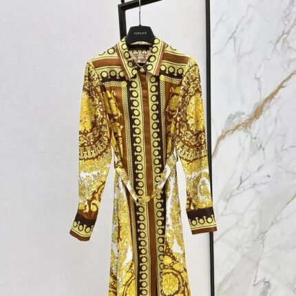 26SS New Printed Silk Dress